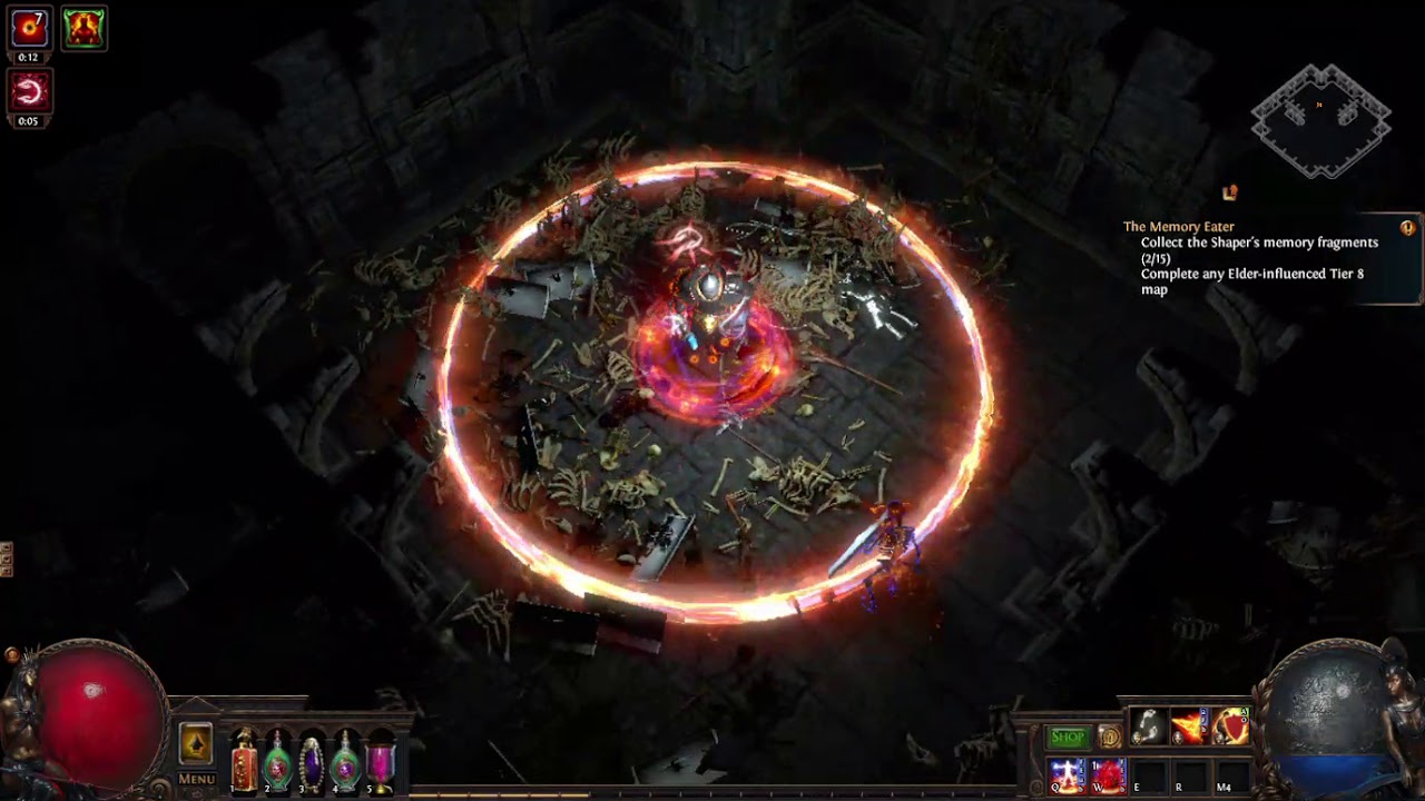 The Coward's Trial Cursed Crypt Map