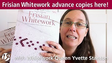 White Threads FlossTube 80 – Frisian Whitework advance copies have arrived!