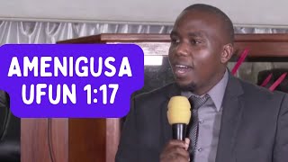 KITABU CHA UFUNUO 1:17  MCH. BARAKA BUTOKE