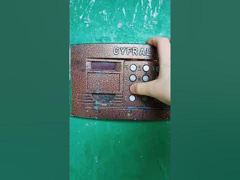 Стандартный инд.код открыл! Домофон Cyfral CCD-2094.1 с EM-marine ...