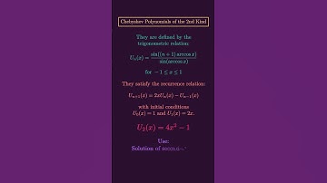 RANKING 100 FUNCTIONS BY DIFFICULTY |  Level #58 Chebyshev Polynomials of Second Kind #RecentDrift