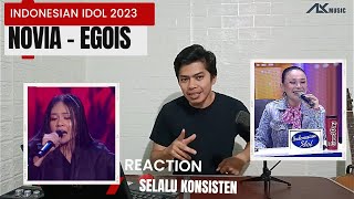 Novia - Egois | Indonesian Idol 2023 | Penampilan yang selalu konsisten