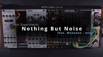 Sonic Experiments - Nothing But Noise (Monsoon Granular Chaos Generator)