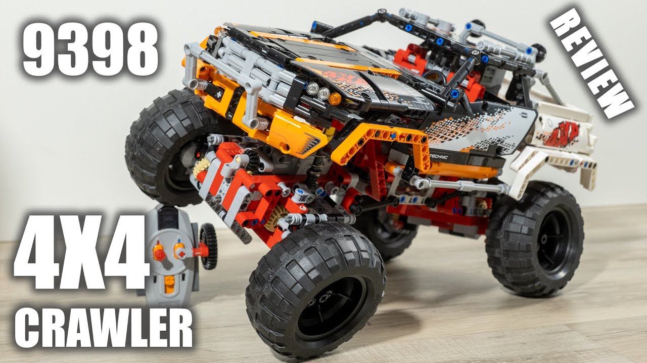 LEGO 9398 Review | LEGO Technic 4x4 Crawler | Review 9398 LEGO Technic 2012  | LEGO Power Functions - YouTube