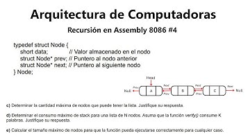 Arquitectura de Computadoras | Recursión en Assembly 8086 + Consumo | #4