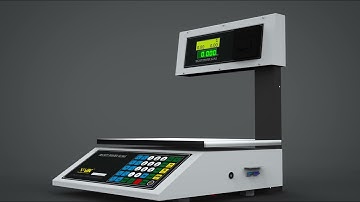 Receipt Printer Scale with LCD | JBC Scales