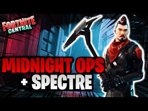 midnight ops spectre gameplay fortnite battle royale - skin spectre fortnite