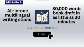 Write a 30,000-Words Christian Book in Minutes with FaithScribe.AI | Elyra Writing Assistant Demo screenshot 3