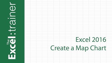 Excel 2016 -  Create a Map Chart