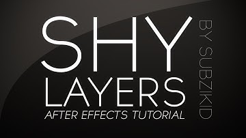 Shy Layers Tutorial [Quick Tip] | After Effects