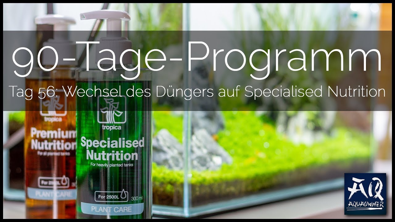 Tag 56 (Tropica 90-Tage-Programm): Wechsel auf den neuen Dnger | AquaOwner