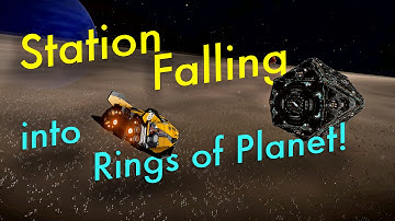 Space Tourism (EP6)  Station Falling into Rings of Planet | Elite: Dangerous