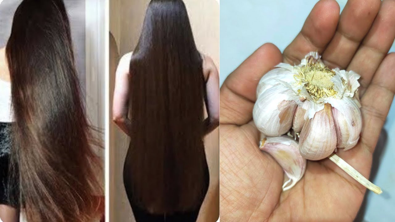 How to get long hair faster naturally at home with garlic and aloe vera