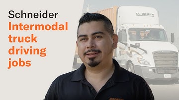 Schneider Intermodal truck driving jobs