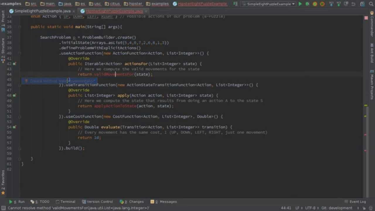 Solving 8 Puzzle problem in Java with Hipster - YouTube