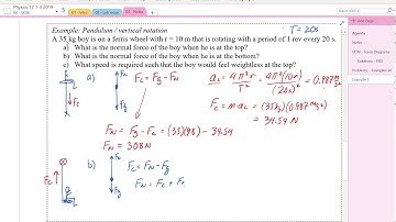 Example 2 - Uniform Circular Motion