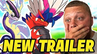 POKEMON SCARLET \& VIOLET NEW TRAILER REACTION