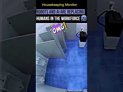 "OMG Robot Revolution: Replacing Public Area Attendants in the Workforce." #shorts #omgrobots