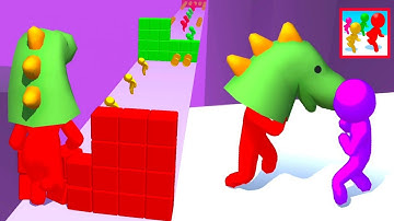 Color Run Stickman 3D Unlocked All Levels Gameplay Walkthrough Ios&Android Part-16