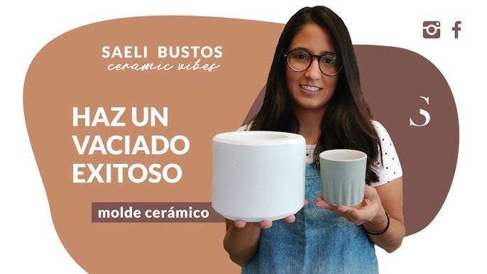 Tutorial gratis: Cómo hacer un molde de yeso o escayola para cerámica en  casa