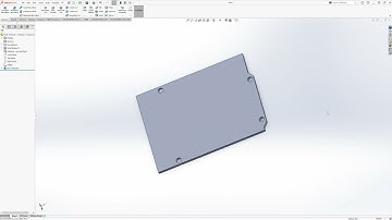 SolidWorks Live Design: Arduino Uno R3 Bracket with Breadboard Holder - Part 1