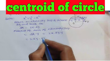 Centroid of circle हिन्दी
