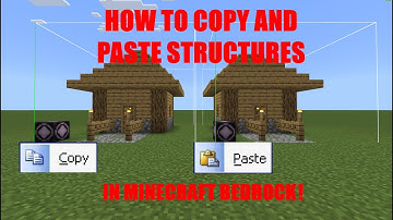 How to Copy and Paste Structures in Minecraft Bedrock