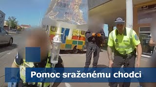 Pomoc sraženému chodci