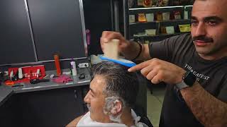 My Barber Friend Cut My Beard And Hair . Relaxing Massage With Asmr Sounds