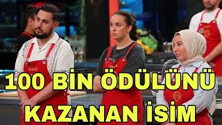 Masterchef all star ödülü kim kazandı?