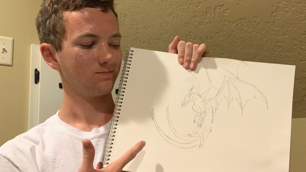 Drawing an AIR DRAGON (or a Sky Dragon)! ELEMENTAL DRAGONS FINALE YouTube
