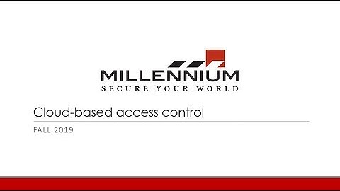 Cloud Based Access Control Webinar