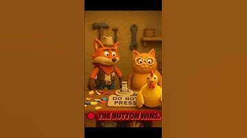 The Mysterious Button — Don’t Press It!” 🔴😹 #funny #clayanimation #animation #shortfilm #claymation
