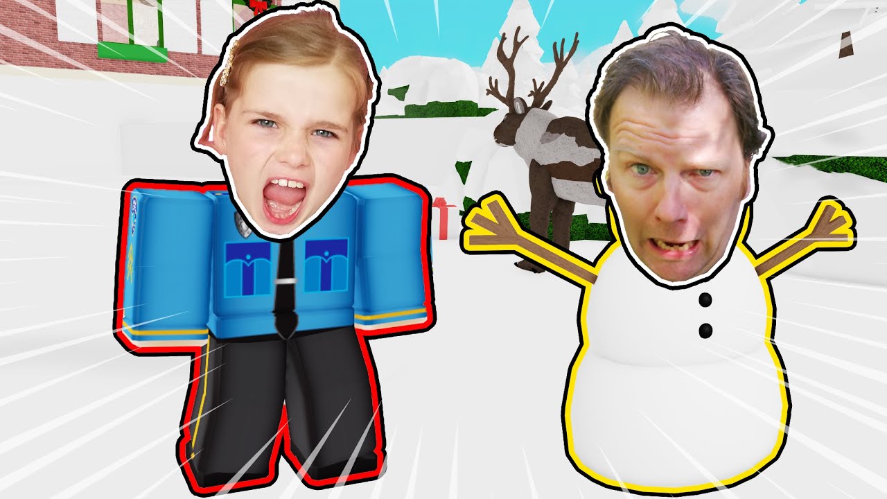 FORKLÆDT SOM SNEMAND... FINDER SOFIA MIG? Roblox Hide & Seek Transform
