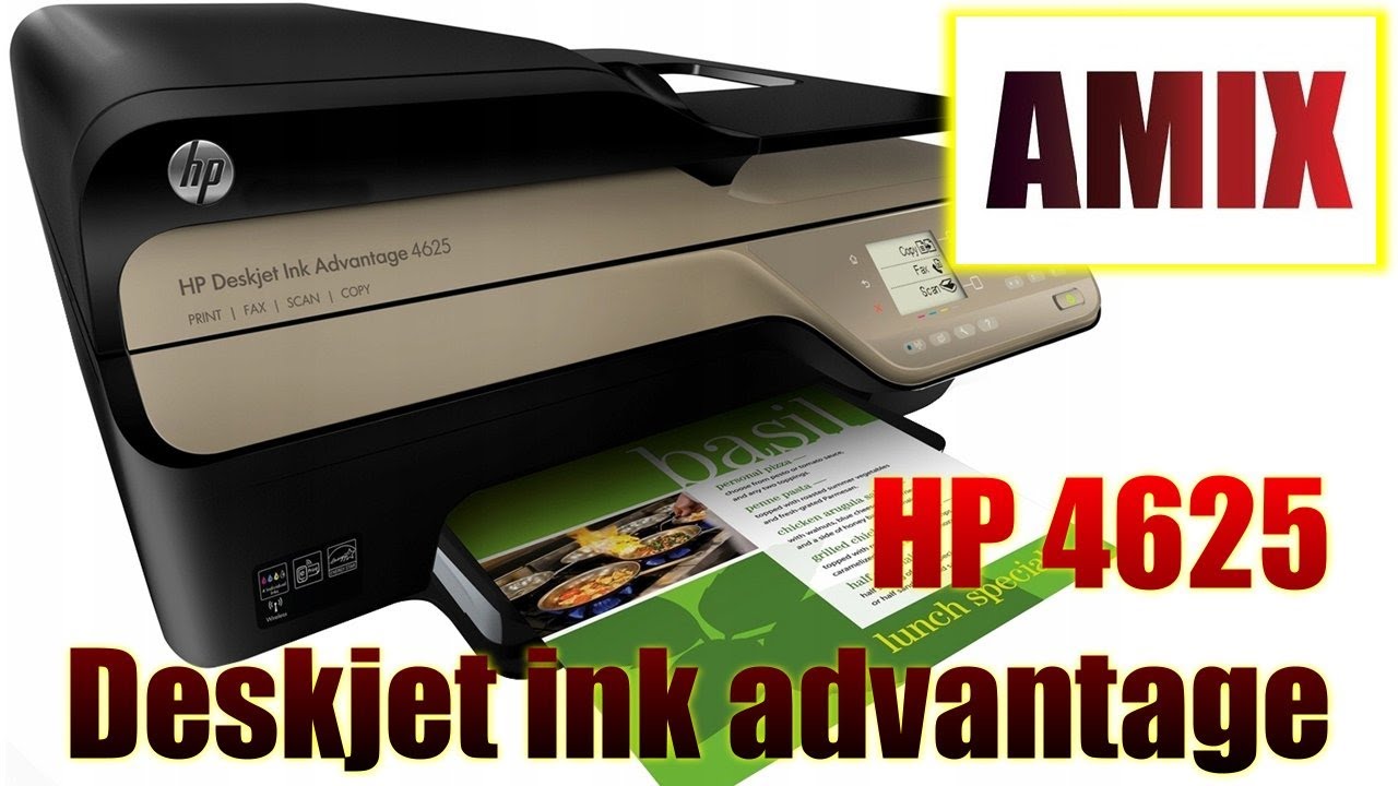HP 4625 Todo en uno deskjet ink advantage / Imprime mal / Solución.