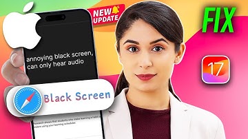 How to Fix Safari Video Black Screen Issues on iPhone 2024 | Safari Black Screen Problem on iOS