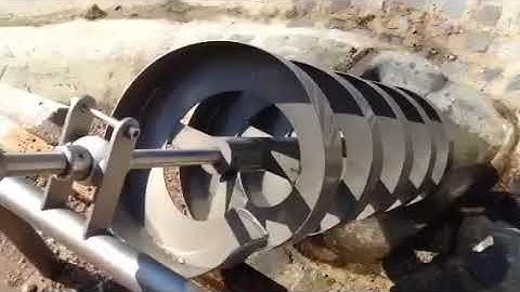 Bơm trục vít kỳ lạ nhất thế giới Water screw - cty Thiên Quang