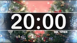20 Minute Timer with Christmas Music - Jingle Bells - Instrumental Christmas Music for Kids!