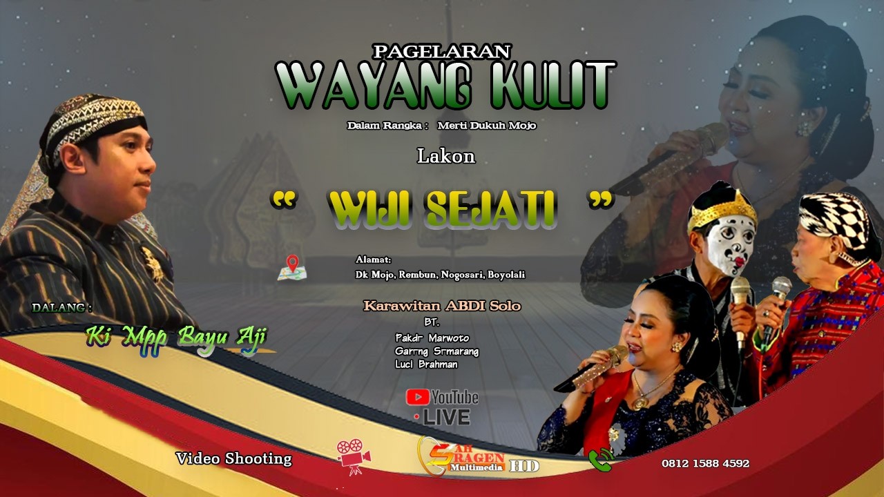 LIVE WAYANG KULIT MERTI DUKUH DALANG KI MPP BAYU AJI BT. PAKDE MARWOTO GARENG SEMARANG LUCI BRAHMAN