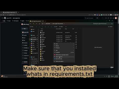 Job AI Agent demo video thumbnail