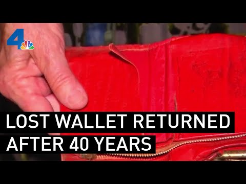 Woman&#039;s Wallet Returned 46 Years Later | NBCLA