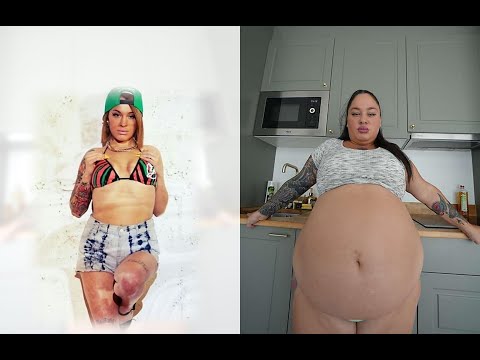 Former model goes full Feedee BBW - weight gain compilation