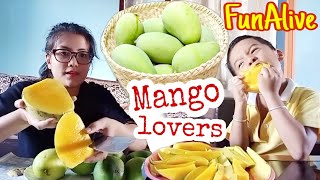 Mango lovers  Yumda panba heinou|| Types of Mangoes in Manipur North-east India || Manipuri Mukbang