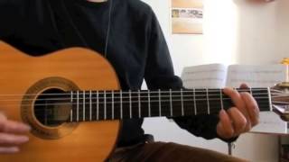 Video thumbnail of "Caravane (Raphael) guitare"