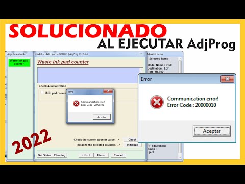 EPSON AdjProg Communication Error Resolved