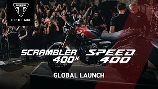 Triumph Speed 400 & Scrambler 400 X Launch 2023