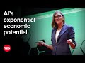 Why ai will spark exponential economic growth  cathie wood  ted