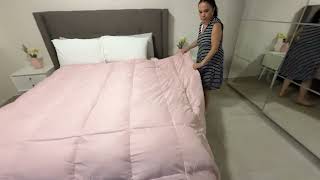 Joysoul King Size Down Comforter Unboxing and Review! #productreview #unboxing #1 screenshot 5