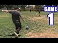 MY FIRST KICKBALL HOME RUN! | On-Season Kickball Series | Game 1