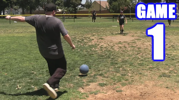 Meu primeiro home run de kickball! | Série On-Season Kickball | Jogo 1